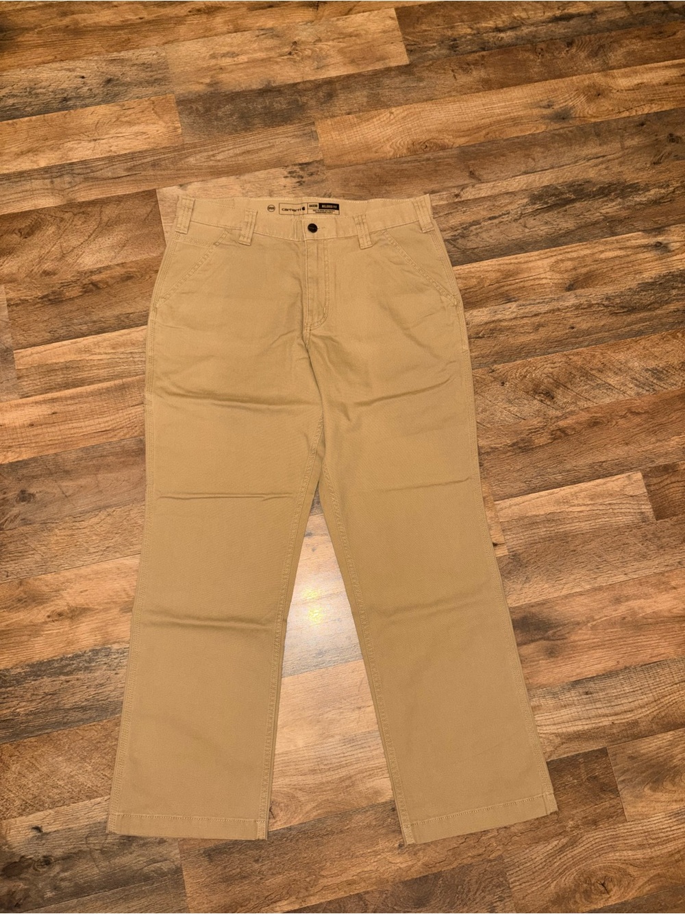 Carhartt Men's Straight Leg Khaki Chinos - Tan